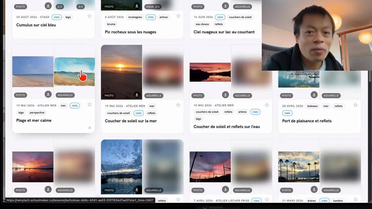 Des plages et des couchers de soleil pour travailler la fusion
