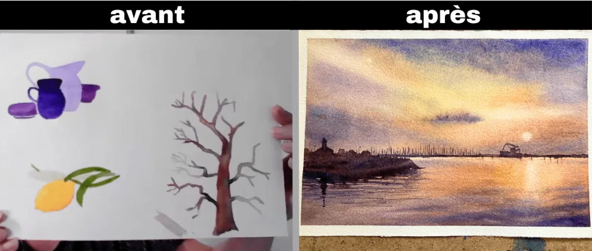 Aquarelle d'Audrey