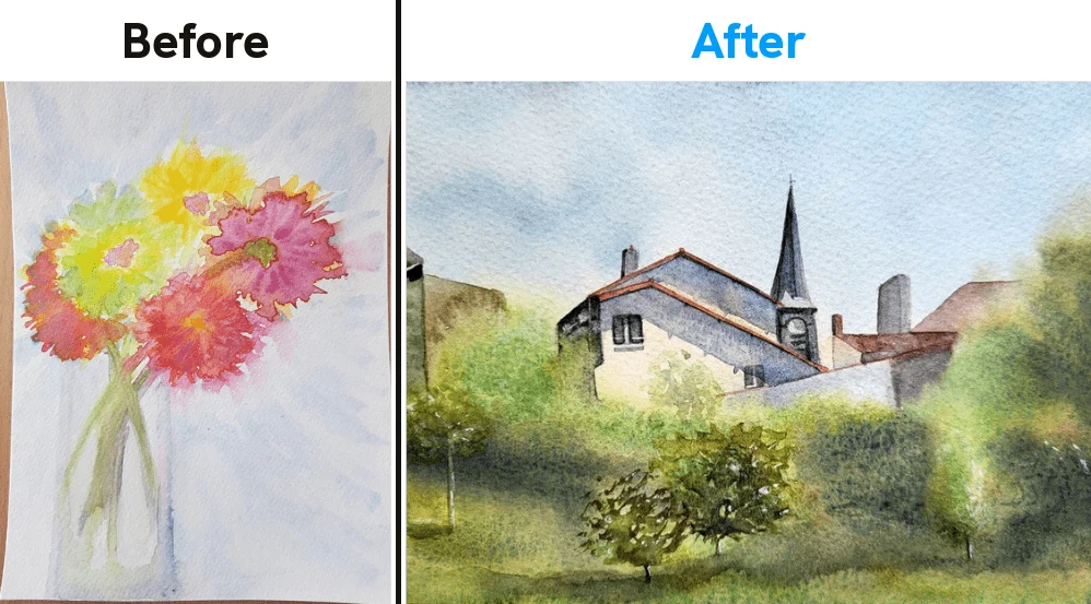 Catherine's watercolor