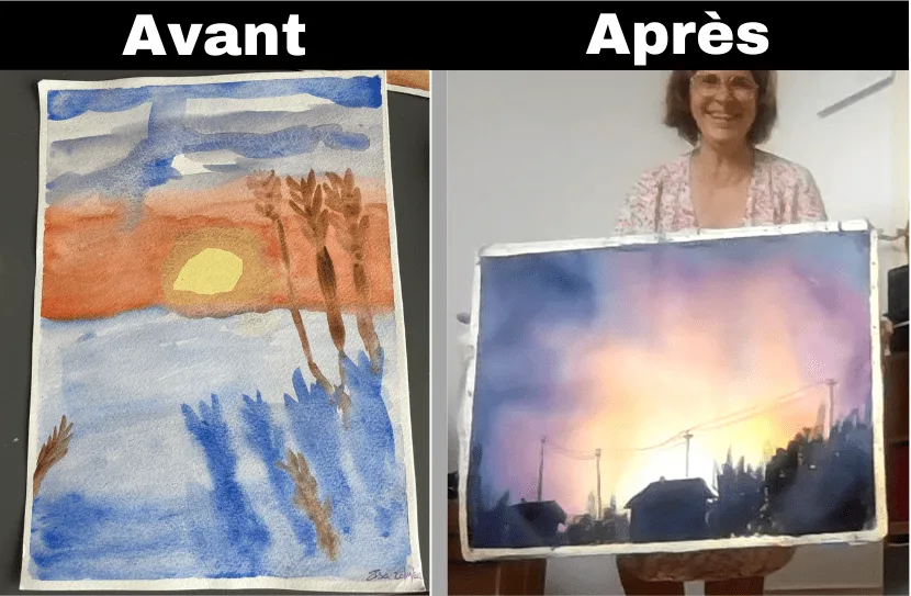 Aquarelle d'Isabelle